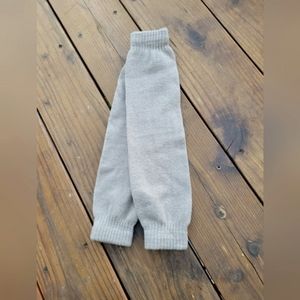 NWOT Grey Leg Warmers tight knit O/S